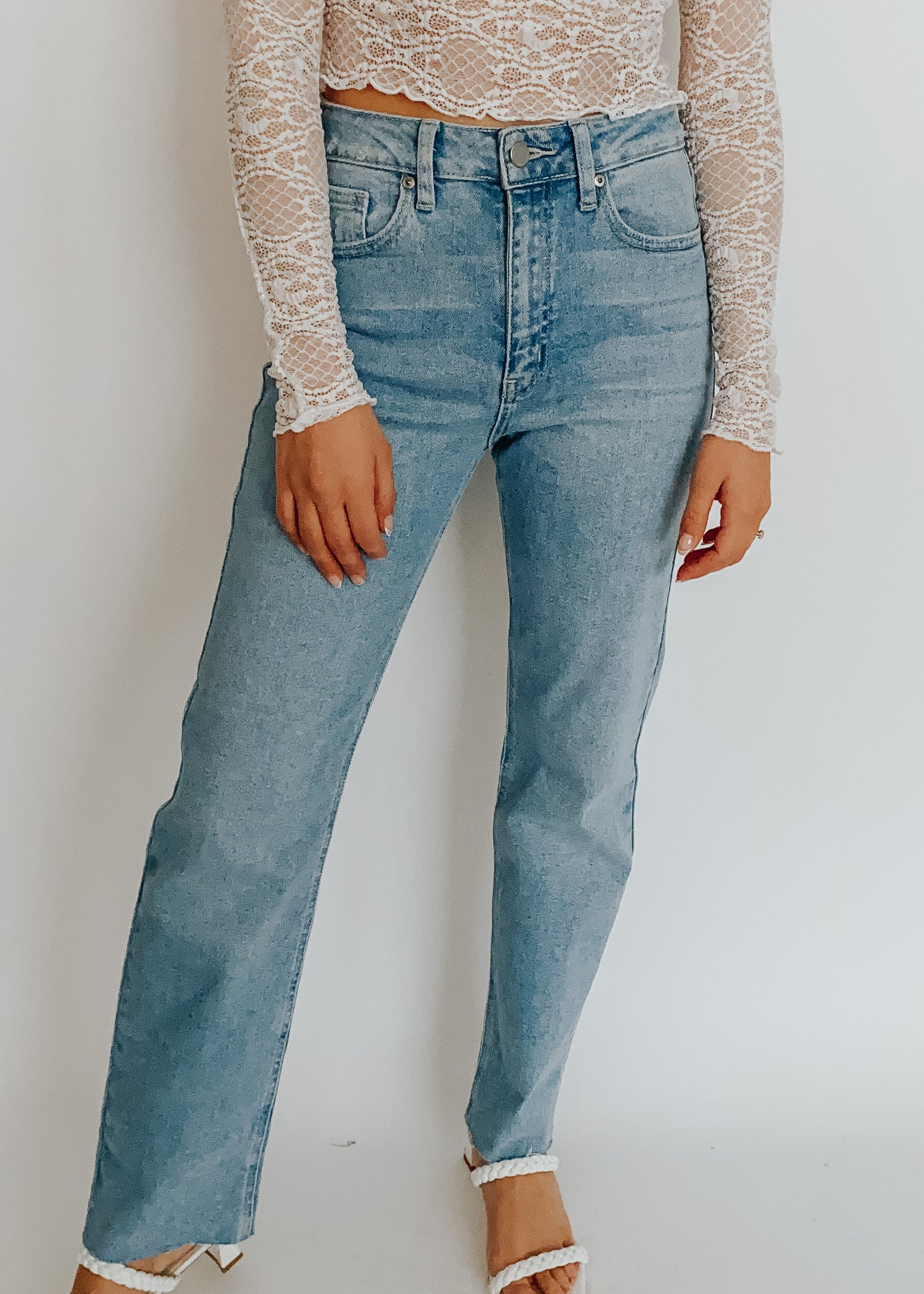 straight leg denim