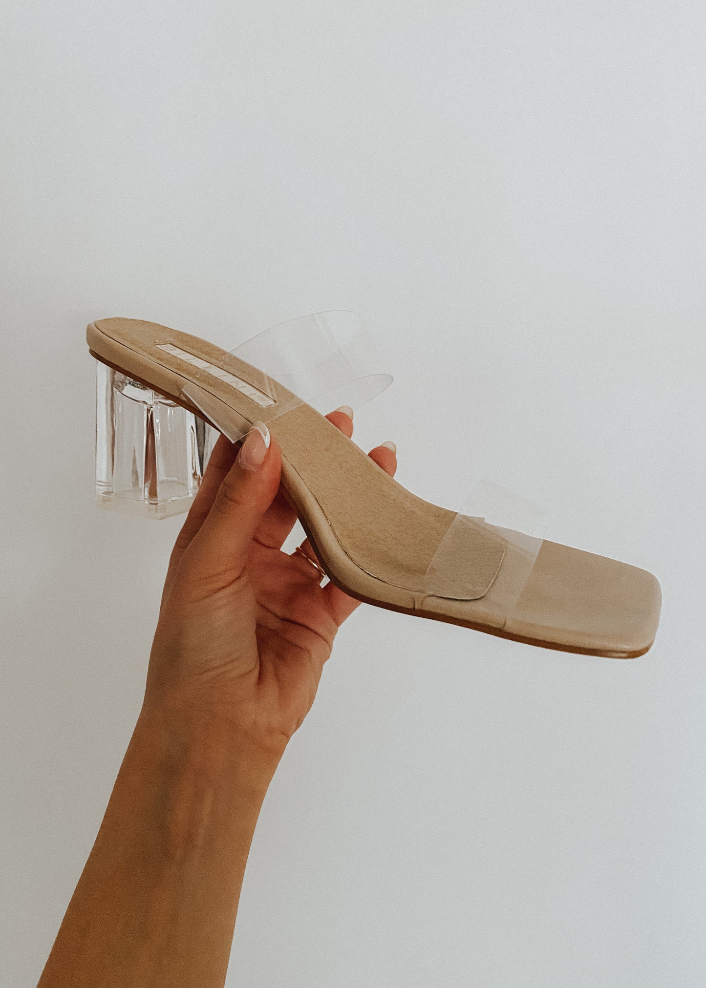 billini clear heels