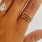 triple loop ring