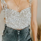 floral smocked top
