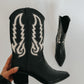 billini two tone cowboy boots