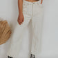 twill cropped pants