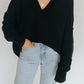 oversized ribbed sweater