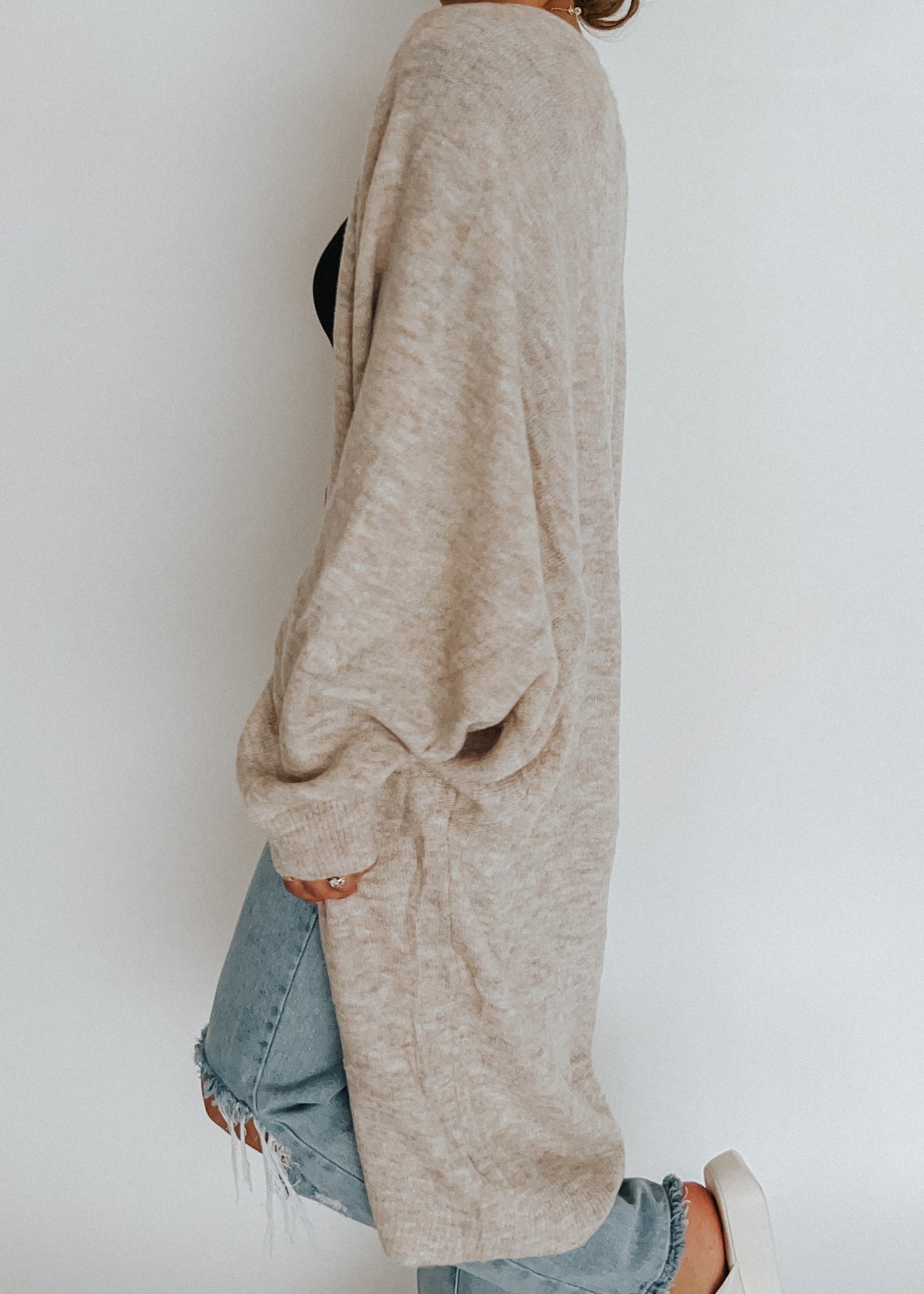 oversized slouchy cardi