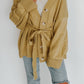 button cardi with tie