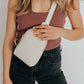ribbed tank- dusty mauve