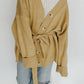 button cardi with tie