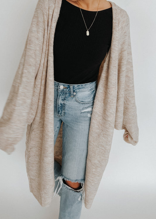 oversized slouchy cardi