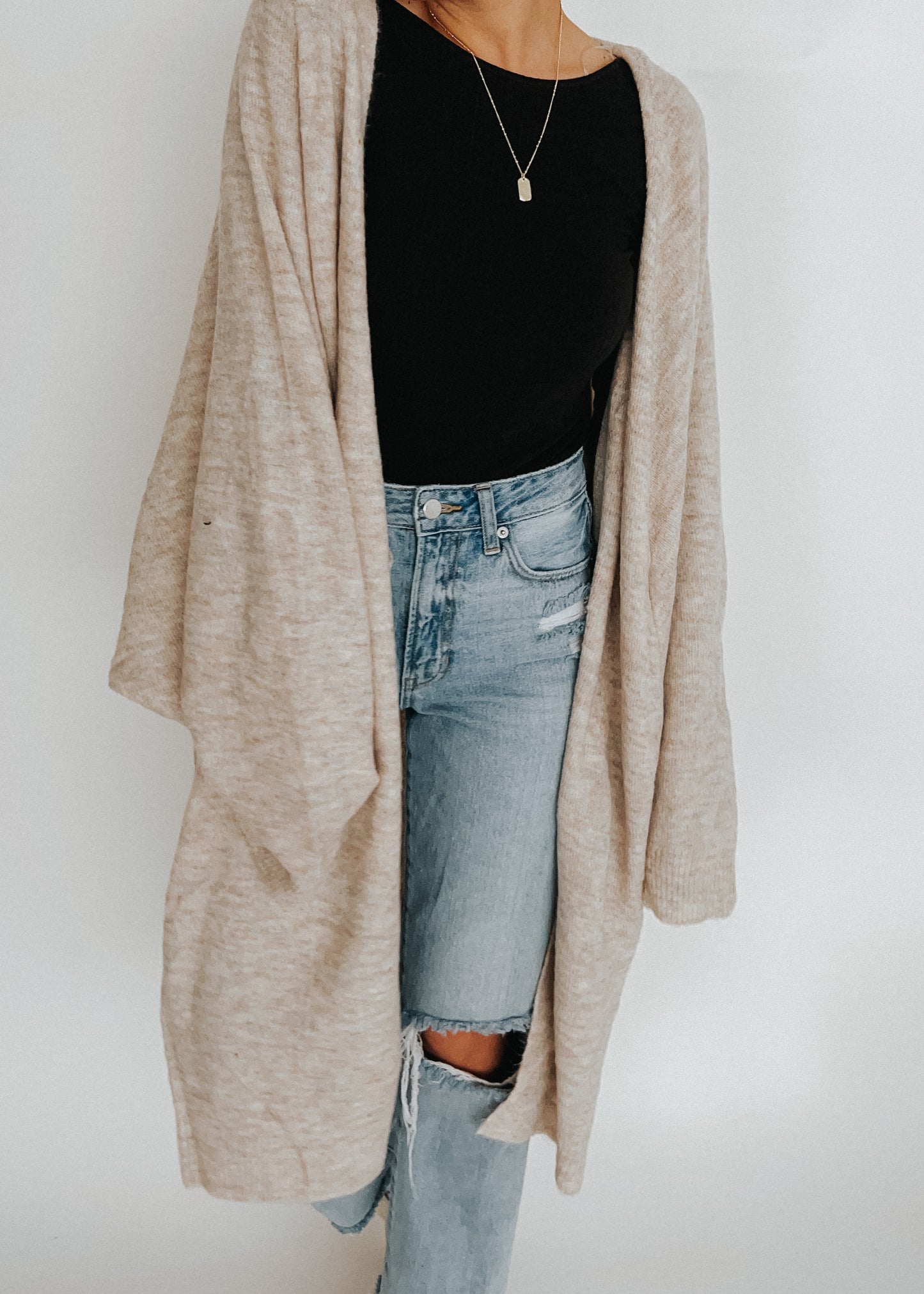 oversized slouchy cardi