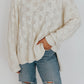 glitter knit sweater